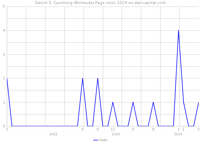 Daniel S. Gunsberg (Bermuda) Page visits 2024 