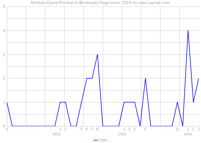Michael David Pritchard (Bermuda) Page visits 2024 