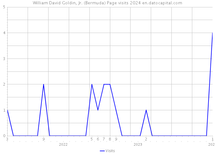 William David Goldin, Jr. (Bermuda) Page visits 2024 