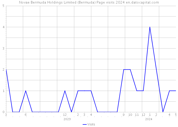 Novae Bermuda Holdings Limited (Bermuda) Page visits 2024 