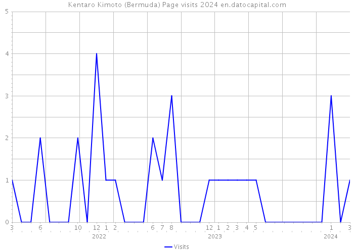 Kentaro Kimoto (Bermuda) Page visits 2024 