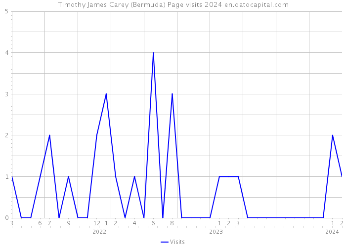 Timothy James Carey (Bermuda) Page visits 2024 