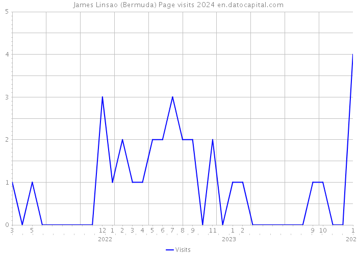 James Linsao (Bermuda) Page visits 2024 