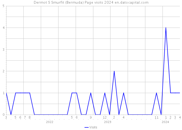 Dermot S Smurfit (Bermuda) Page visits 2024 
