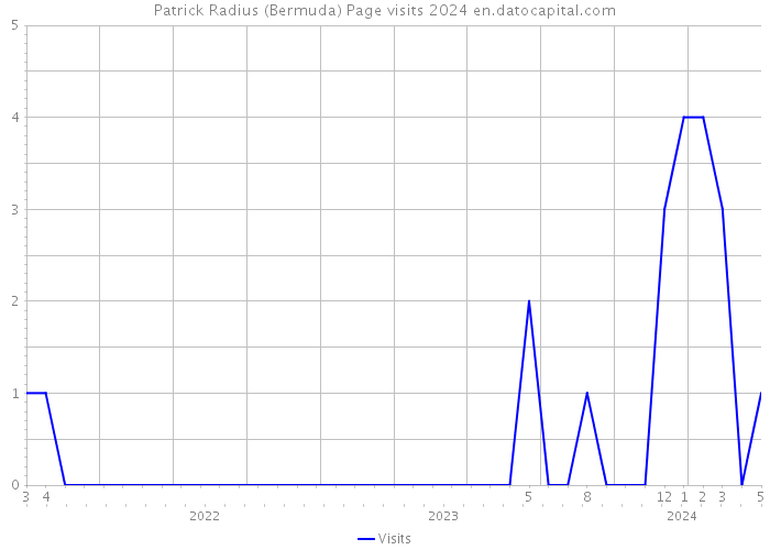 Patrick Radius (Bermuda) Page visits 2024 