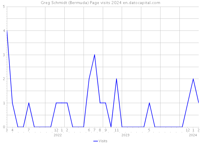 Greg Schmidt (Bermuda) Page visits 2024 