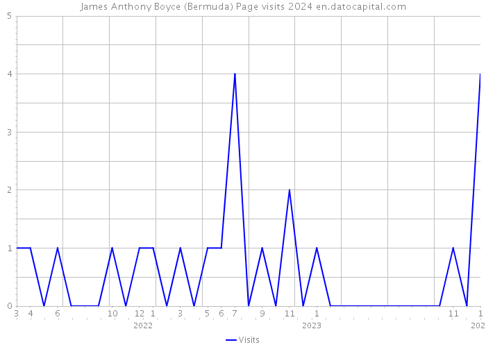 James Anthony Boyce (Bermuda) Page visits 2024 
