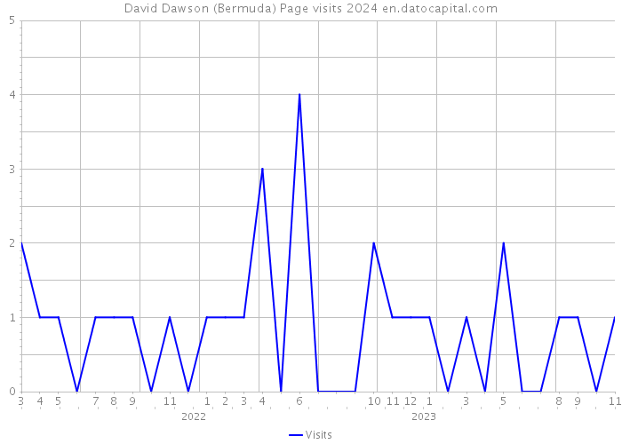 David Dawson (Bermuda) Page visits 2024 