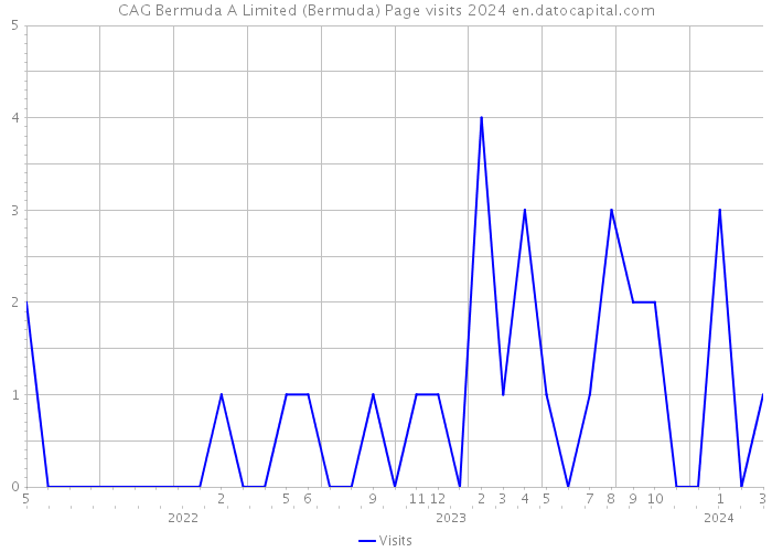 CAG Bermuda A Limited (Bermuda) Page visits 2024 