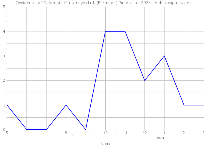 Occidental of Colombia (Putumayo) Ltd. (Bermuda) Page visits 2024 