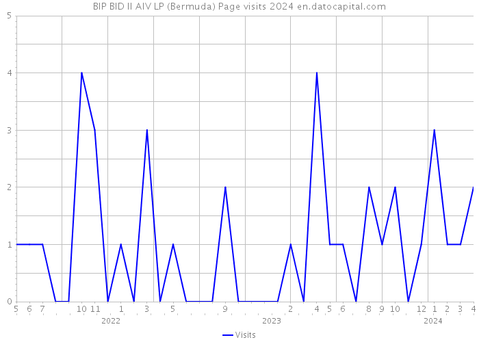 BIP BID II AIV LP (Bermuda) Page visits 2024 