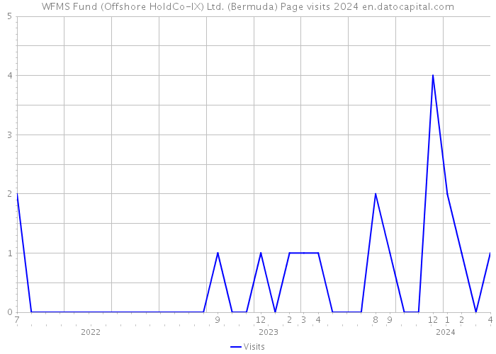 WFMS Fund (Offshore HoldCo-IX) Ltd. (Bermuda) Page visits 2024 