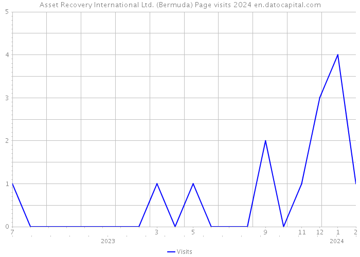 Asset Recovery International Ltd. (Bermuda) Page visits 2024 