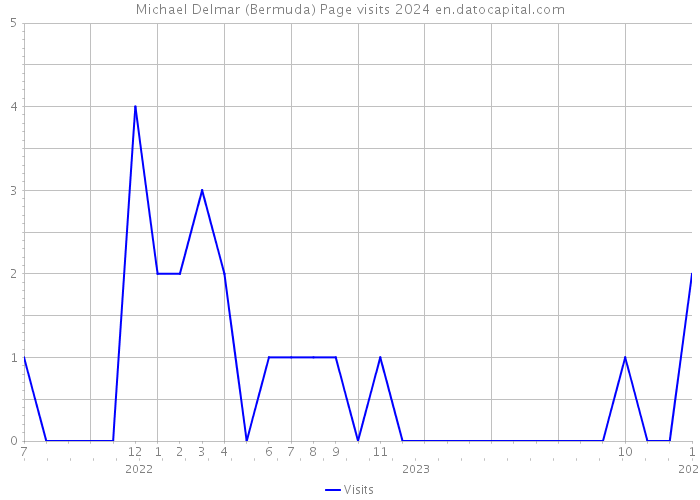 Michael Delmar (Bermuda) Page visits 2024 
