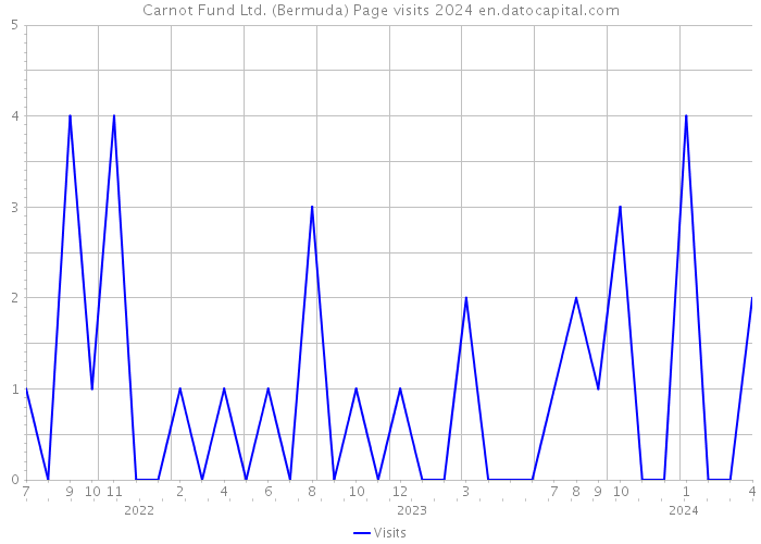 Carnot Fund Ltd. (Bermuda) Page visits 2024 