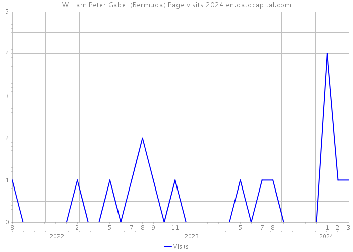 William Peter Gabel (Bermuda) Page visits 2024 