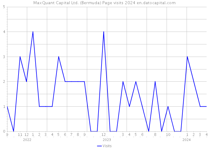 MaxQuant Capital Ltd. (Bermuda) Page visits 2024 