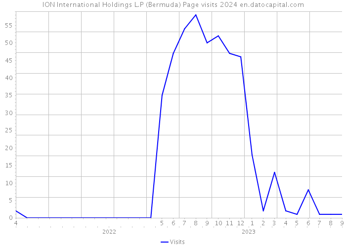 ION International Holdings L.P (Bermuda) Page visits 2024 