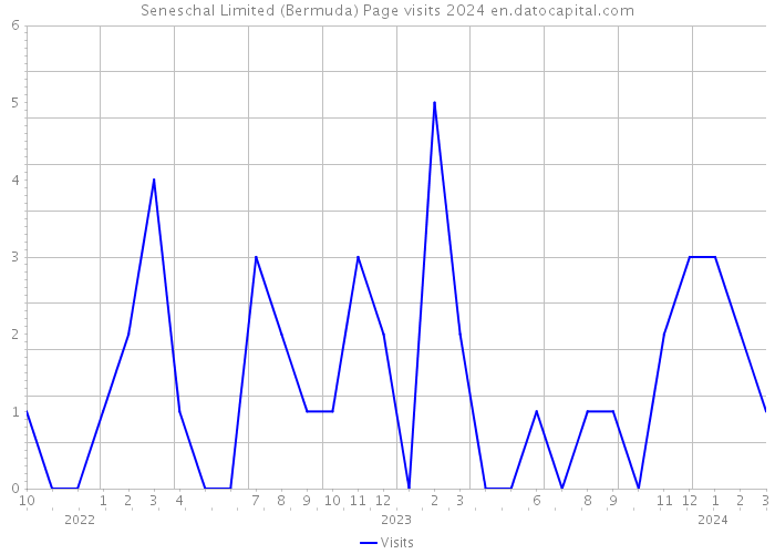 Seneschal Limited (Bermuda) Page visits 2024 