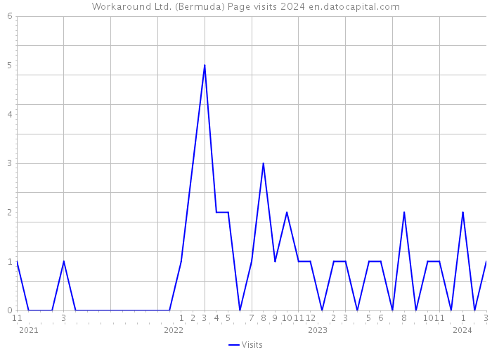 Workaround Ltd. (Bermuda) Page visits 2024 