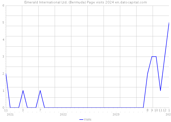Emerald International Ltd. (Bermuda) Page visits 2024 