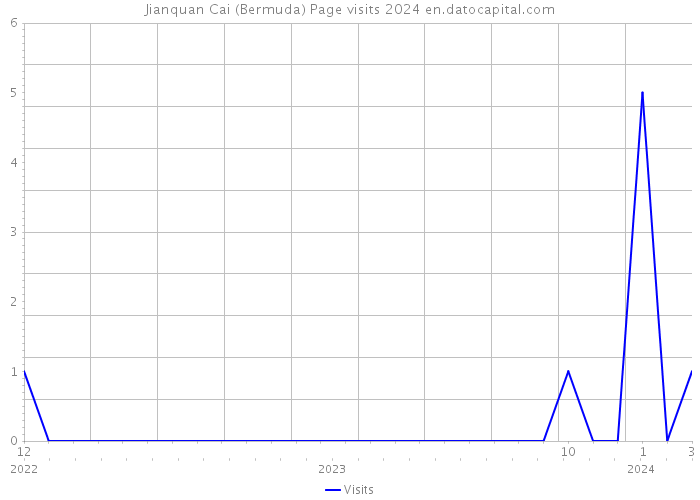 Jianquan Cai (Bermuda) Page visits 2024 