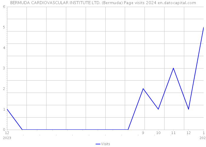 BERMUDA CARDIOVASCULAR INSTITUTE LTD. (Bermuda) Page visits 2024 