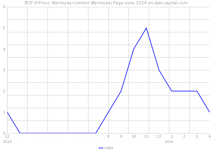 BCP VI Finco (Bermuda) Limited (Bermuda) Page visits 2024 