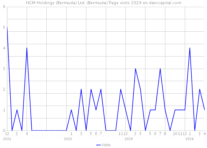NCM Holdings (Bermuda) Ltd. (Bermuda) Page visits 2024 