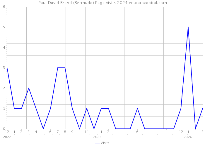 Paul David Brand (Bermuda) Page visits 2024 