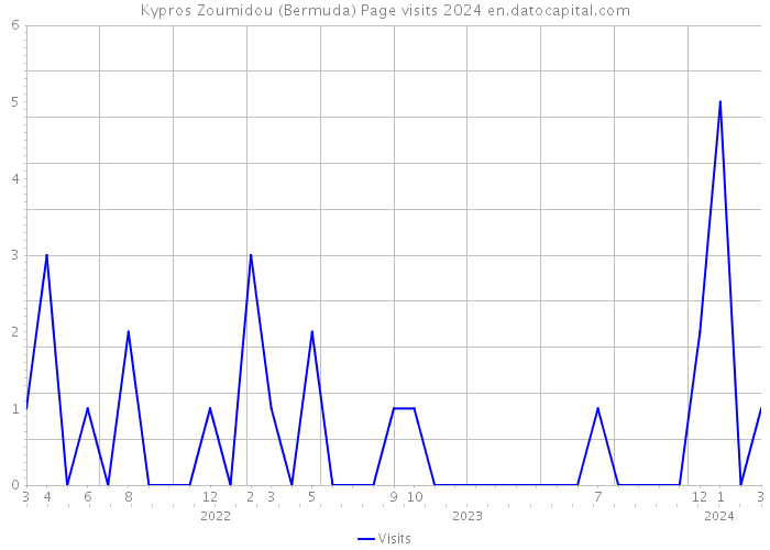 Kypros Zoumidou (Bermuda) Page visits 2024 
