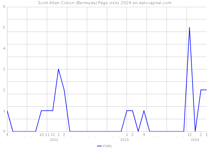Scott Allan Cobon (Bermuda) Page visits 2024 