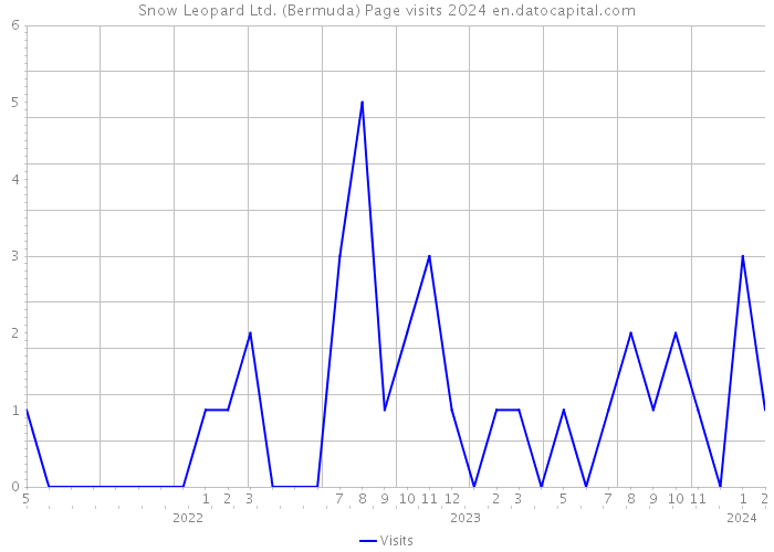 Snow Leopard Ltd. (Bermuda) Page visits 2024 