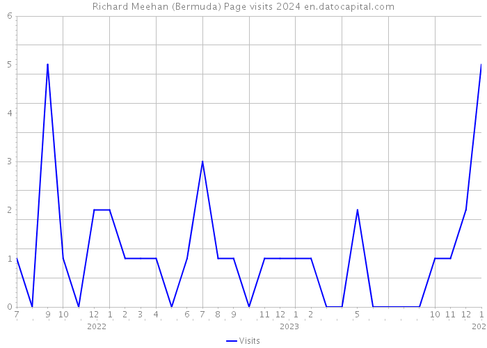 Richard Meehan (Bermuda) Page visits 2024 