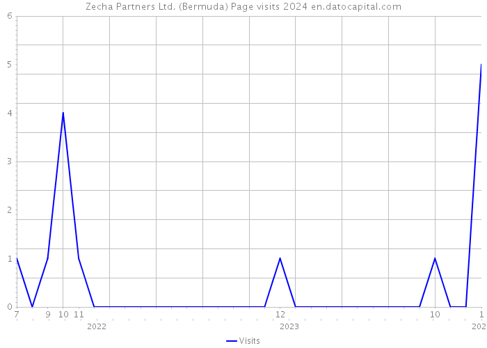 Zecha Partners Ltd. (Bermuda) Page visits 2024 