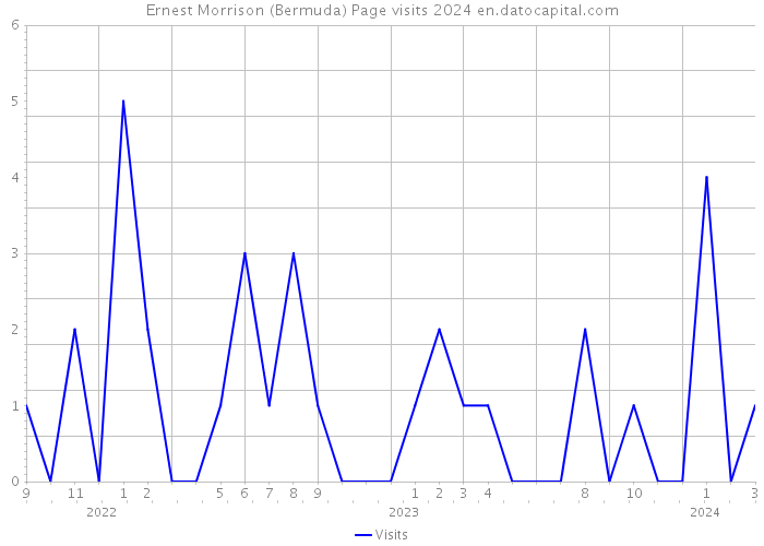 Ernest Morrison (Bermuda) Page visits 2024 