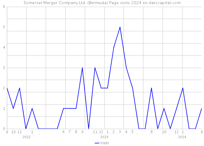 Somerset Merger Company Ltd. (Bermuda) Page visits 2024 