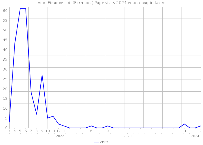 Vitol Finance Ltd. (Bermuda) Page visits 2024 