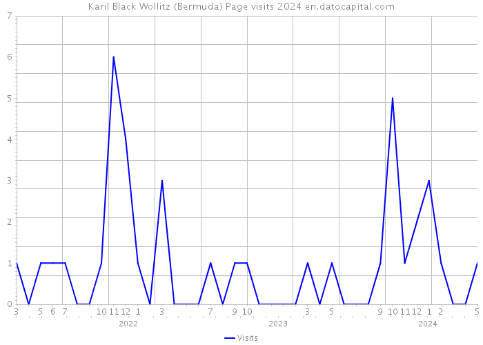 Karil Black Wollitz (Bermuda) Page visits 2024 