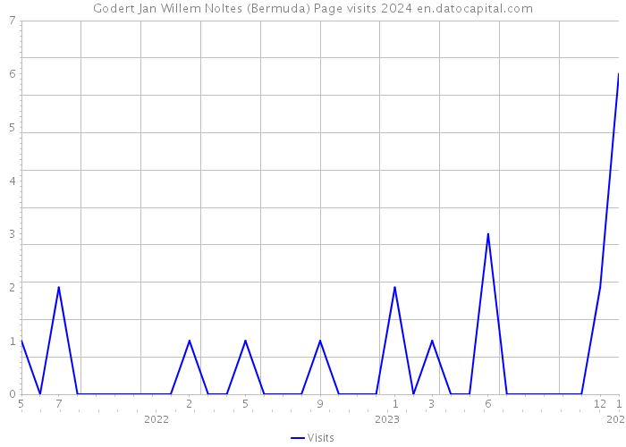 Godert Jan Willem Noltes (Bermuda) Page visits 2024 