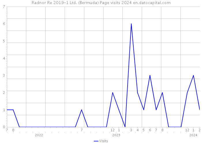 Radnor Re 2019-1 Ltd. (Bermuda) Page visits 2024 