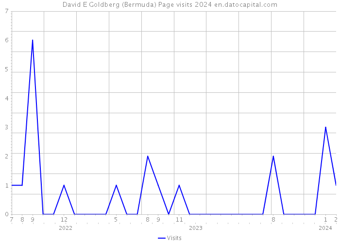 David E Goldberg (Bermuda) Page visits 2024 
