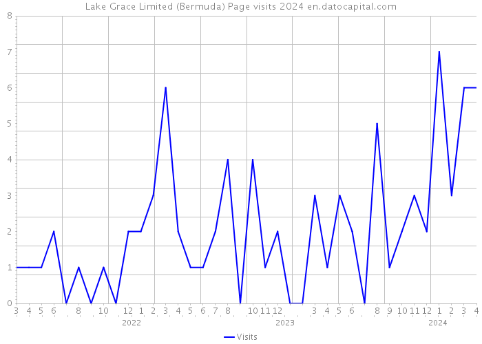 Lake Grace Limited (Bermuda) Page visits 2024 