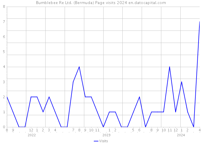 Bumblebee Re Ltd. (Bermuda) Page visits 2024 
