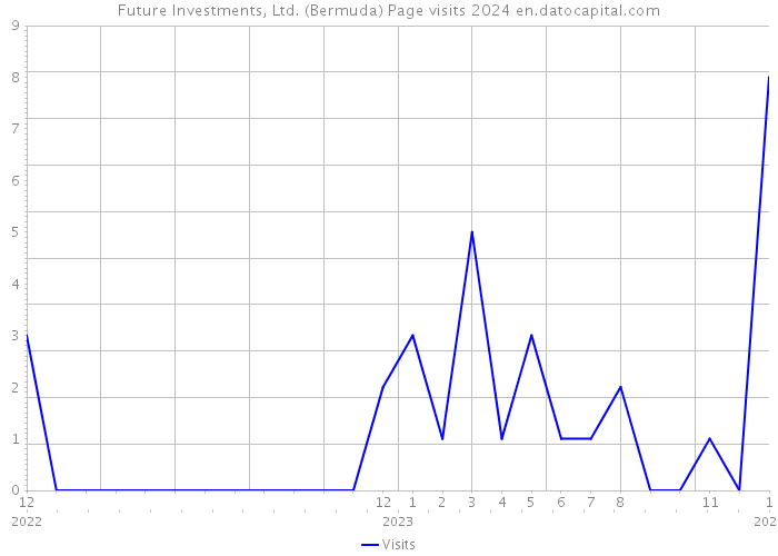 Future Investments, Ltd. (Bermuda) Page visits 2024 